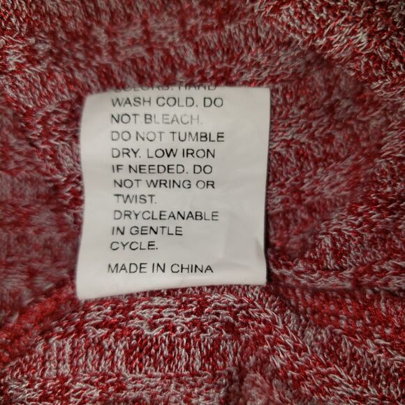 SHEIN Long Sleeve Ribbed Knit Button Front Maxi Dress Marled Knit Dusty Pink XL - Picture 6 of 8